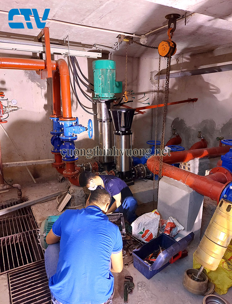 Bảo dưỡng đúng cách: Khi nào nên thay bộ ruột buồng cho máy bơm trục đứng?