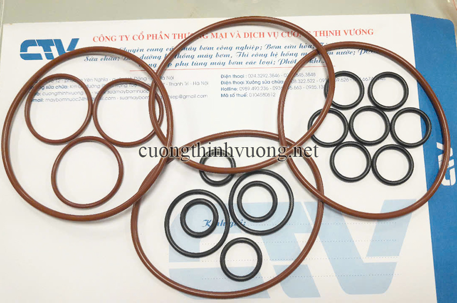 GIOĂNG CHỈ TRÒN CAO SU (ORING)