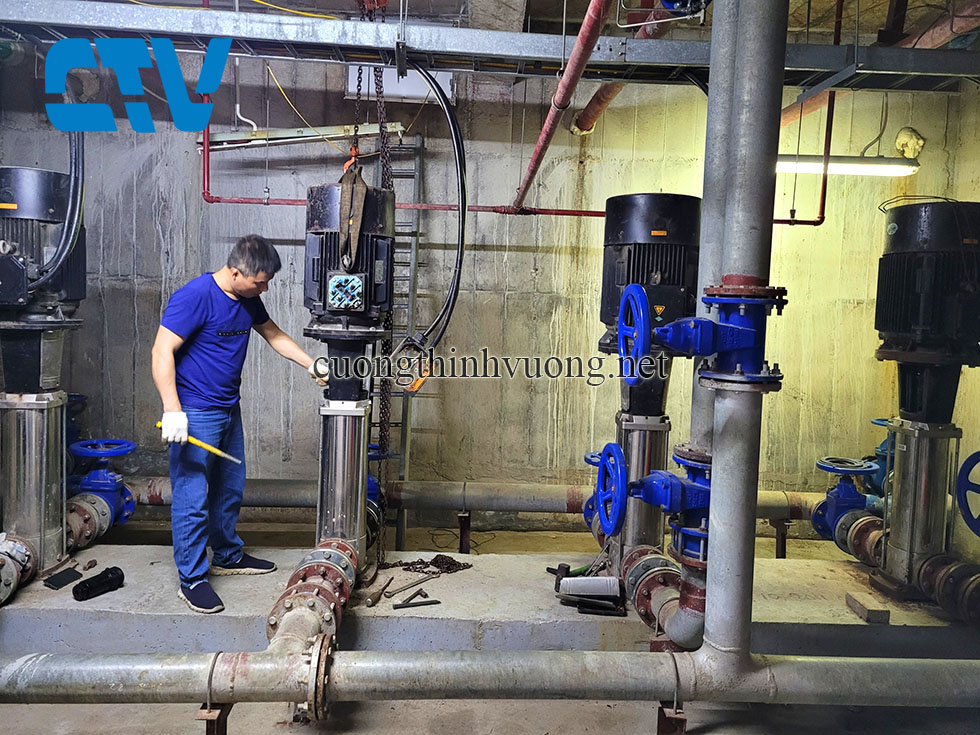 Sửa chữa, bảo dưỡng máy bơm trục đứng chuyên nghiệp tại Hà Nội